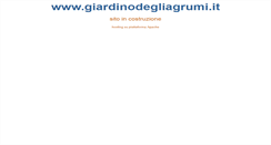 Desktop Screenshot of giardinodegliagrumi.it